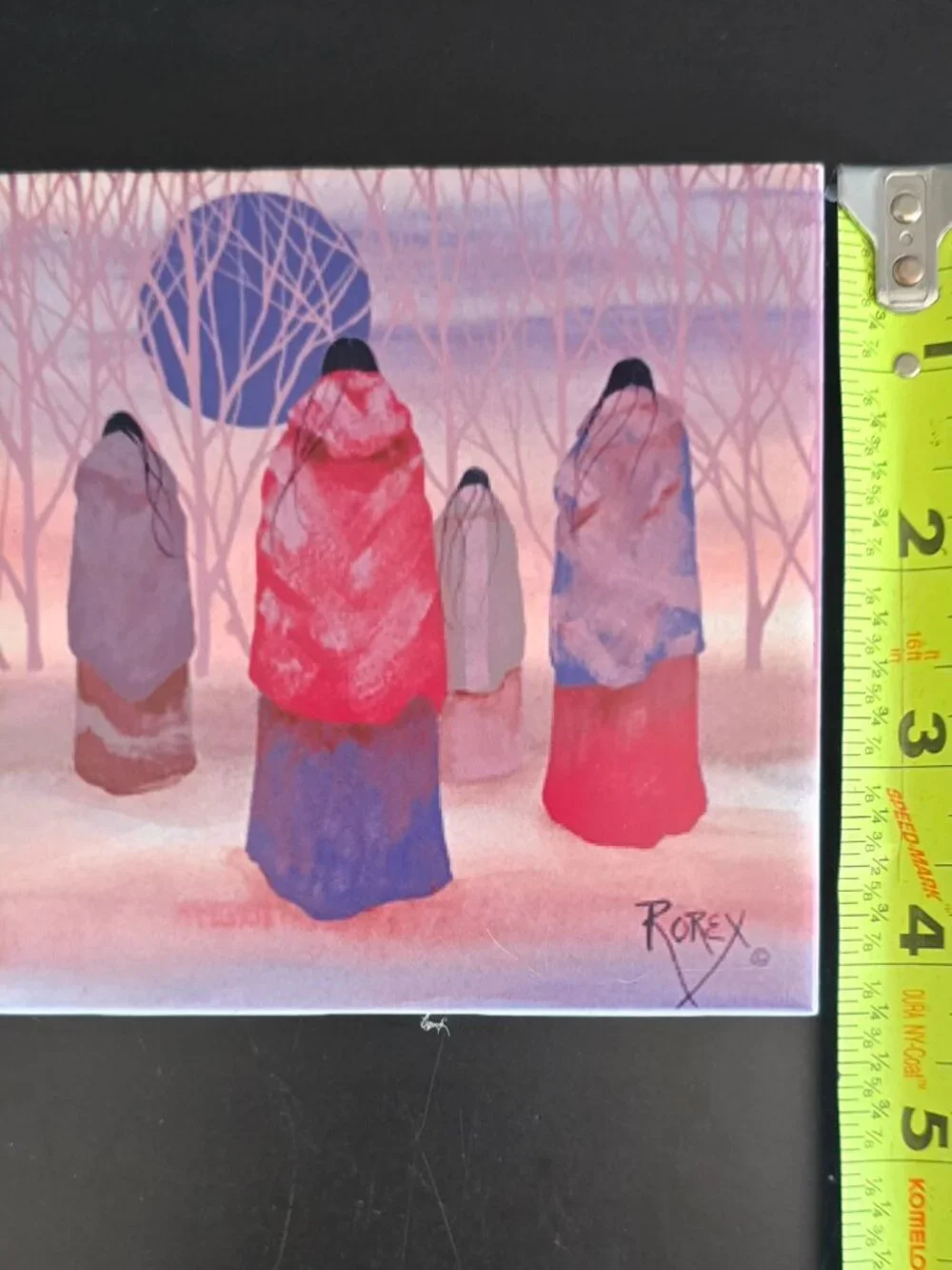 Native American Tile Photo Art Walking Home Cherokee Artist Jeanne Rorex Bridges
